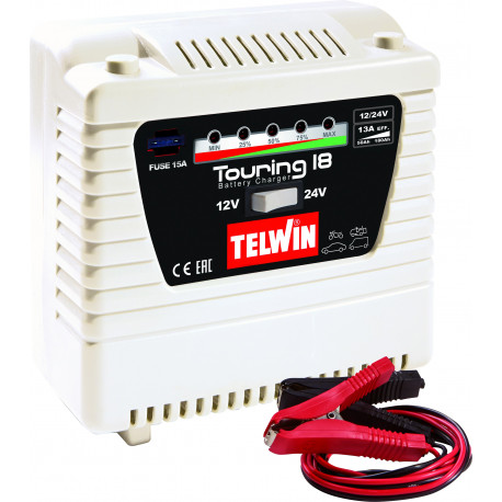 Chargeur de batterie STANDARD TOURING 18 - 12/24V  TELWIN SPINTER START - S04508