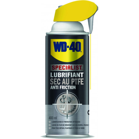 WD-40 Lubrifiant sec PTFE spécialiste 400 ml avec bec flexible - S09990