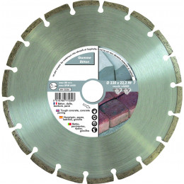 Disque Diamant à segment PRO BAT 230 mm Tronçonnage béton/Asphalte/Acier  SIDAMO 11102302