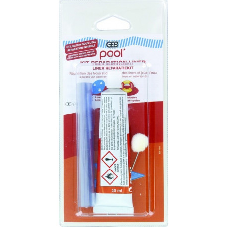 Kit Reparation Piscine, Reparation Liner Piscine, Rustine Piscine+60ml  Colle PVC Kits de Réparation pour Liners de Piscine, Matelas Pneumatiques,  Matelas à Eau, Bouées, Piscines Spa Gonflables, etc. : : Jardin