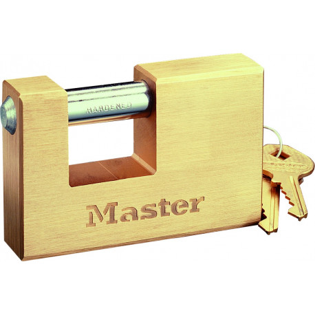 Master Lock  Cadenas laiton rectangulaire 76 mm - S15629