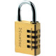 Master Lock  Cadenas à combinaison aluminium finition laiton 40 mm - S15644