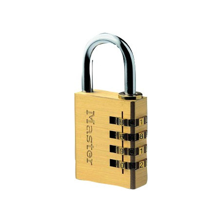 Master Lock  Cadenas à combinaison aluminium finition laiton 40 mm - S15644