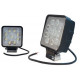 PHARE DE TRAVAIL CARRE 9 LED 27W 1800 LUMENS FAISCEAU LARGE - S17073