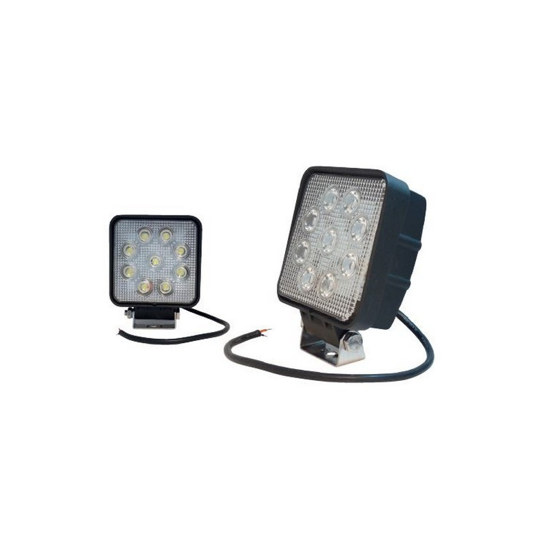 Phare de travail carré 1 LED, 10W garantie 2 ans - Sodiflash - 16034