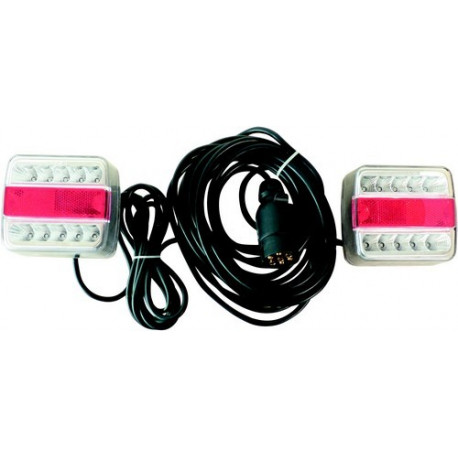 KIT SIGNALISATION  SODIFLASH 7M50 A FIXER A LED ENTRE FEUX 2.5M BLANC-ROUGE