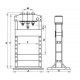 PRESSE D'ATELIER 40T MANUELLE / PNEUMATIQUE  DRAKKAR-S10535