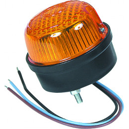 Mini flash led orange signalisation 12/24 vcc IP65-S16147