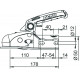 Tête d'attelage pour remorques freinées ALKO 1.6T -S18016