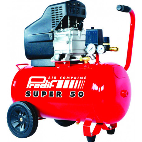 Compresseur 50l 2CV mono  avec huile Prodif SUPER50  -S11232
