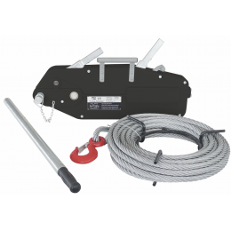 Tire fort 20 mètres de cable  manuel 3,2T DRAKKAR EQUIPEMENT- S15261