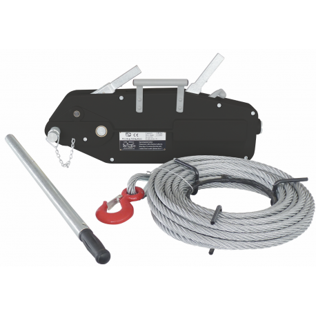 Tire fort 20 mètres de cable  manuel 3,2T DRAKKAR EQUIPEMENT- S15261