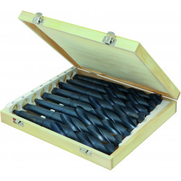 COFFRET 8 FORET HSS ACIER CONE MORSE N°3 DE 24 À 31MM  DRAKKAR TOOLS  22295