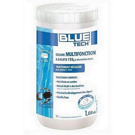BLUE TECH CHLORE MULTIFONCTION Galet 1,08kg - 260153