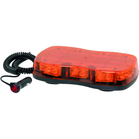 Mini rampe lumineuse LED orange magnétique