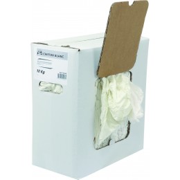 Chiffons blancs  carton 10 kg - S14568