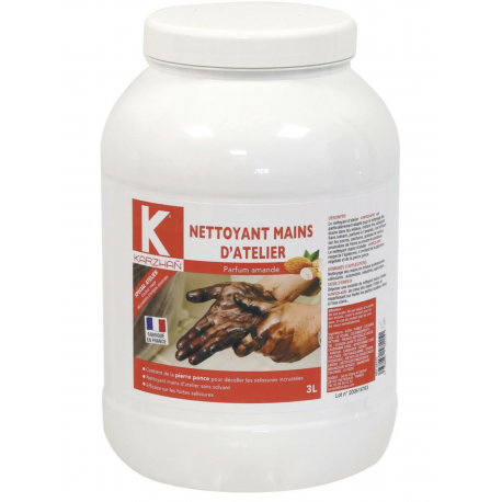 NETTOYANT MICROBILLES MAINS  ATELIER KARZHAN ROUGE 3 L amande S58115