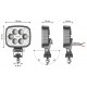 PHARE TRAVAIL  CARBONE Ultra Leger 6 LED  - 12W 1500 lm - 17030
