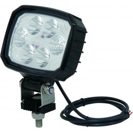 PHARE TRAVAIL  CARBONE Ultra Leger 6 LED  - 12W 1500 lm - S17030