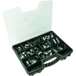 COFFRET 125 COLLIERS PROTECTION CAOUTCHOUC DIAM.8 À 40MM  -26505