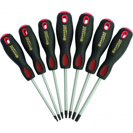 JEU 7 TOURNEVIS TORX  DRAKKAR TOOLS -13256