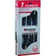 JEU DE 7 TOURNEVIS LAME TRAVERSANTE - DRAKKAR TOOLS - S13338