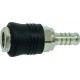 Raccord coupleur rapide femelle universel tuyau 10mm 