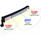 BARRE D'ECLAIRAGE INCURVEE 48 LEDS  9600 Lms- 144W SODIFLASH-S17135