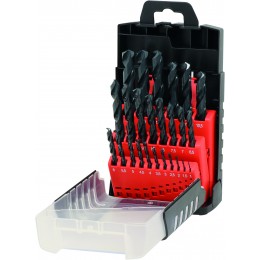 COFFRET PVC 25 FORETS COBALT  TAILLE MEULE METAUX HSS drakkar tools  - S22228