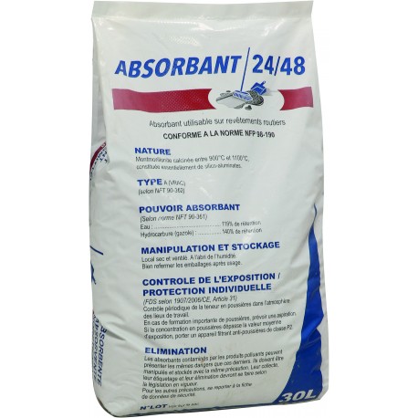 ABSORBANT LOURD MINERAL SPECIAL DDE INDUSTRIE  30L -18KGS-18560