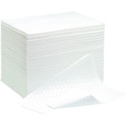 200 FEUILLES ABSORBANTES 40X50CM HYDROCARBURES S18592