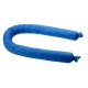 BOUDIN ABSORBANT HYDROCARBURES -8CM X 1.20M - BLEU- 5.3L - A L'UNITE -08387