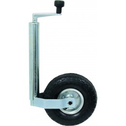 ROUE JOCKEY   DIAM 260 mm -Max 100 KG - JANTE ACIER- ROUE GONFLABLE  S17530