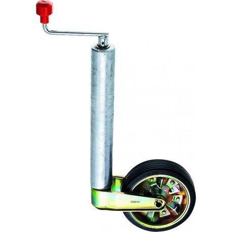 ROUE JOCKEY JANTE ACIER DIAMETRE ROUE 200 MM TUBE 60MM -MAXI 500KGS-18029