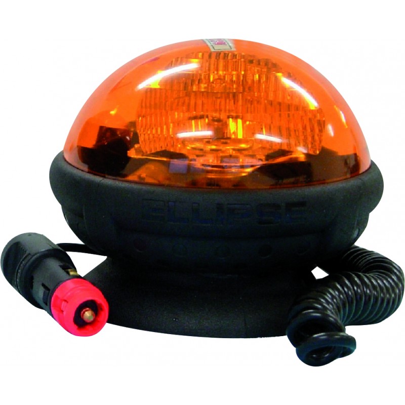 Gyrophare Carpoint 12v -21w orange avec base magnétique