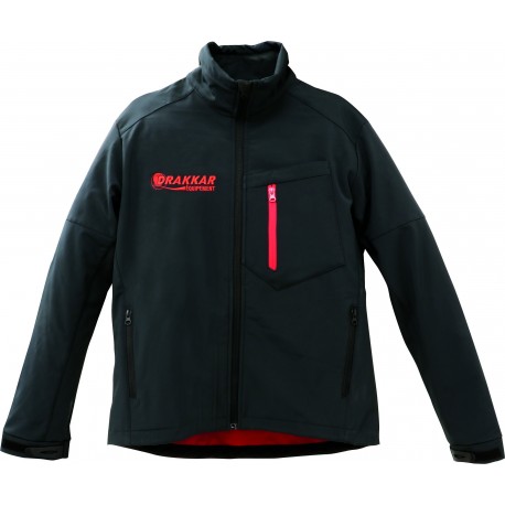 VESTE  DE TRAVAIL SOFTSHELL TAILLE M  LOGO DRAKKAR EQUIPEMENT-18204