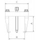 EXTRACTEUR INTÉRIEUR-EXT  12-60 mm -2 GRIFFES -2 BRAS - DRAKKAR TOOLS - S09374