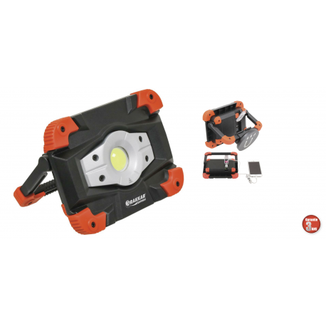 PROJECTEUR LED 10W 1000 LUMENS RECHARGEABLE DRAKKAR EQUIPEMENT -02289 -  MATOUTILS