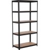 ETAGERE RAYONNAGE D'ATELIER  5 tablettes MI-LOURD 1250 KG  -STILKER 09070