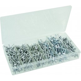 ASSORTIMENT DE 500 RIVETS ALUMINIUM 14178