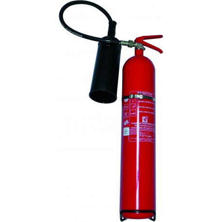 EXTINCTEUR A DIOXYDE DE CARBONE 5 kg -CLASSE  DE FEU -B -HYDROCARBURE -20225