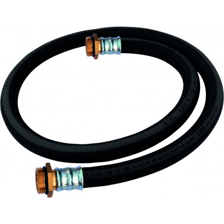 TUYAU GASOIL FLEXIBLE DE JONCTION  DIAM.25MM 1M RACCORD 1 - S08325